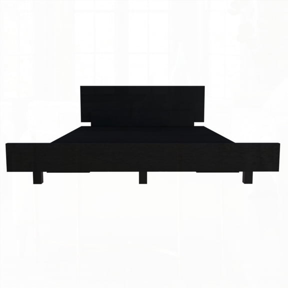 Twin Bed Base Cervants in Black, 441'' LB Weight Capacity, Easy Assembly