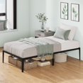 thumbnail image 1 of Twin Bed Frame 14 Inch Metal Platform Bed Frame Heavy Duty Noise Free, No Box Spring Needed, Black, 1 of 7