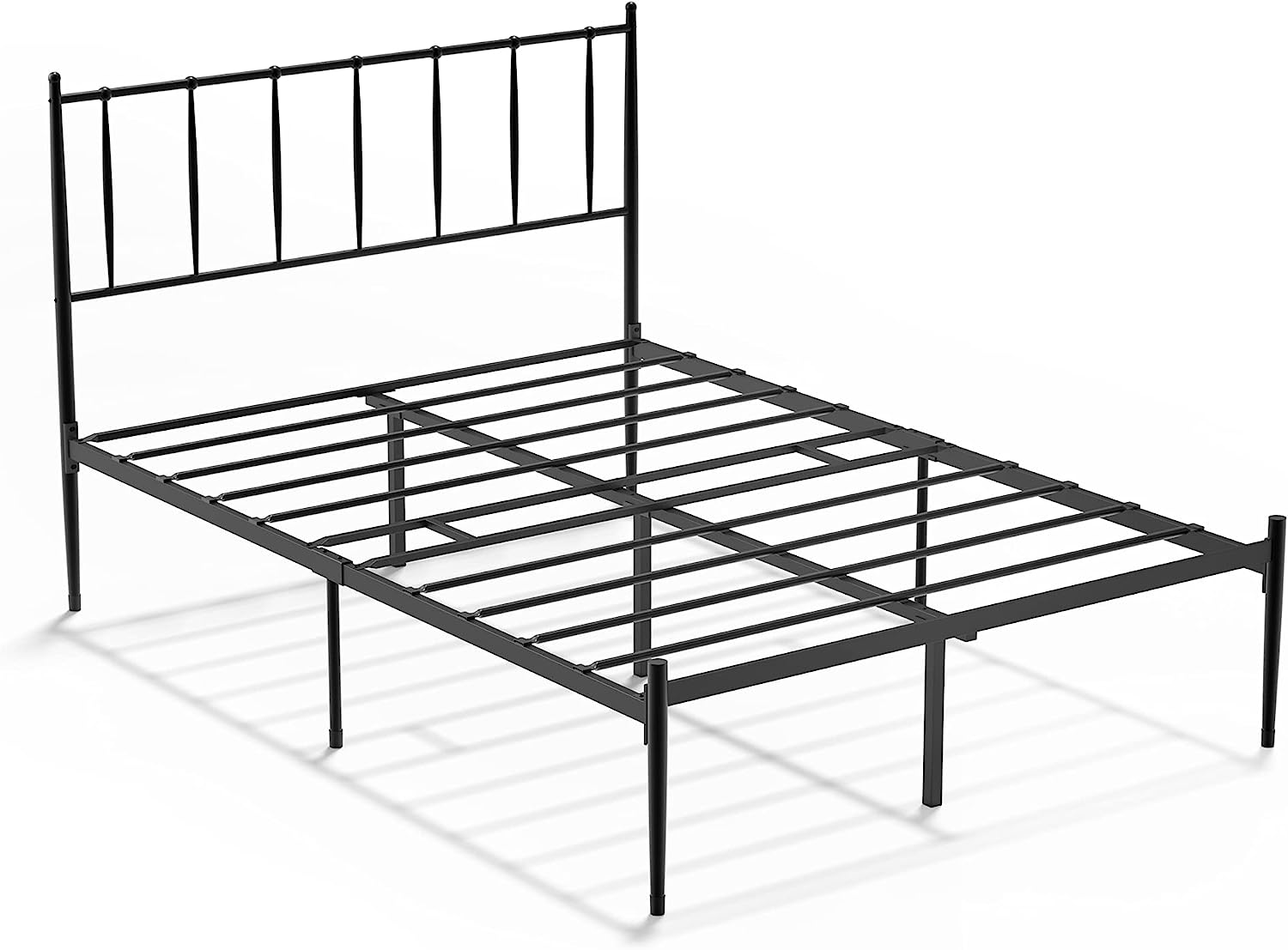 Twin Bed Frame Metal Platform Bed with Headboard and Footboard Metal