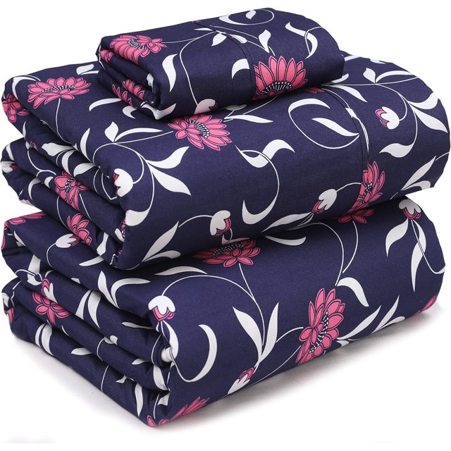 Twin Bed Sheets Set, Brushed Microfiber Sheets 3 Pieces (1 Fitted Sheet