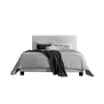 thumbnail image 1 of Simple Relax Faux Leather Twin Bed, White PU, 1 of 6