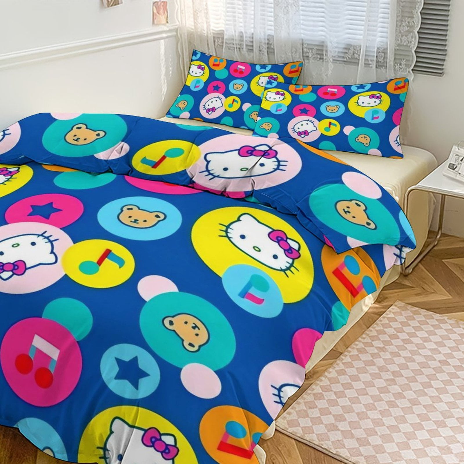 Hello Kitty Twin Sheets