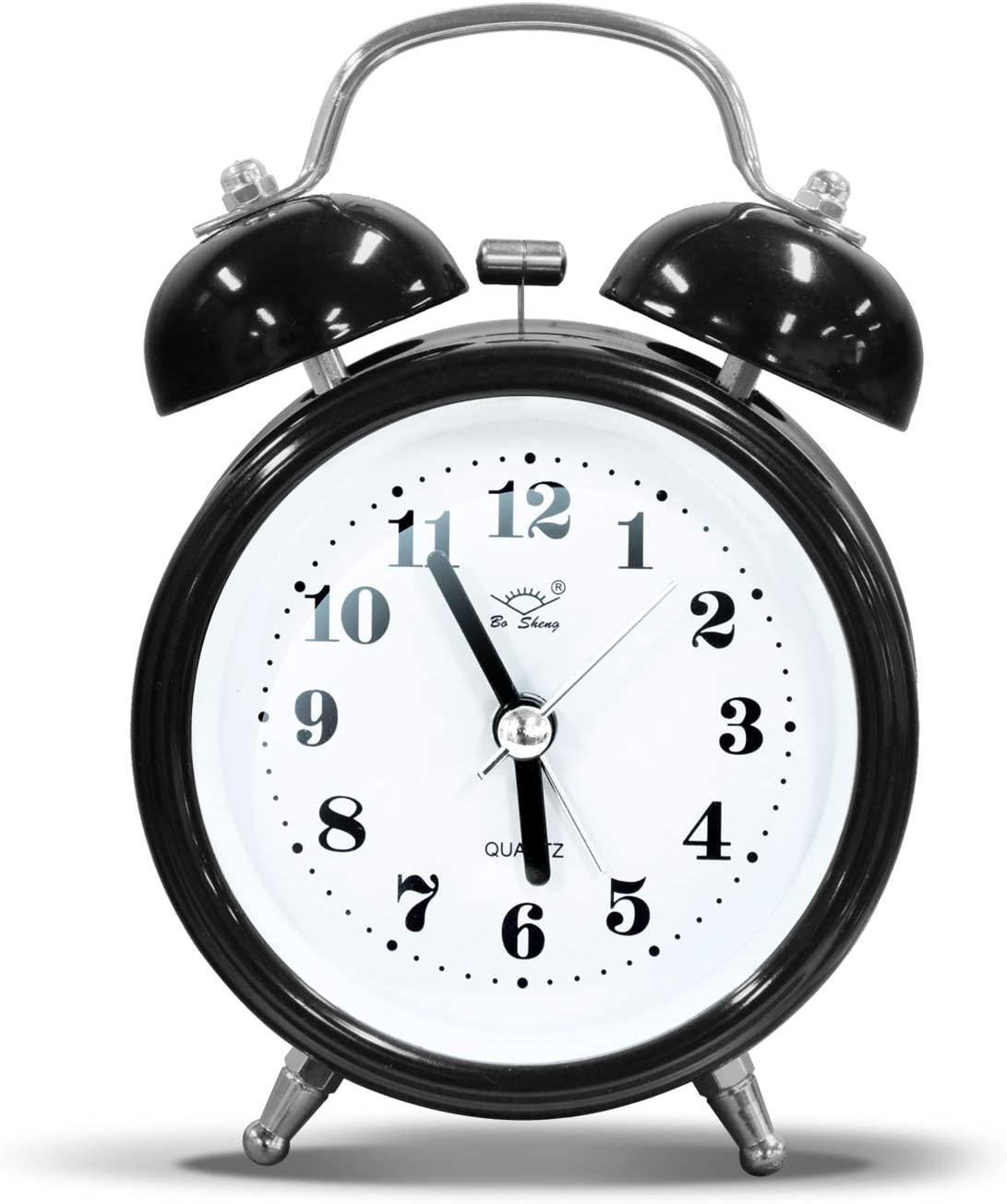 Twin Bell Alarm Clock With 3D Dial Simple, Super Extra Loudest Ringing
