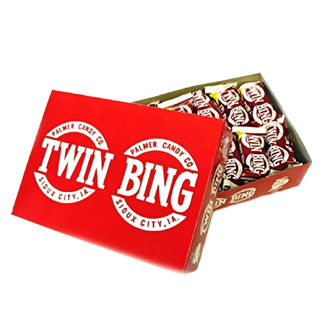 Twin Bing Cherry Nougat Candy Bars 36 Count Made in USA Walmart com Twin Bing Cherry Nougat Candy Bars 36 Count Made in USA Walmart com