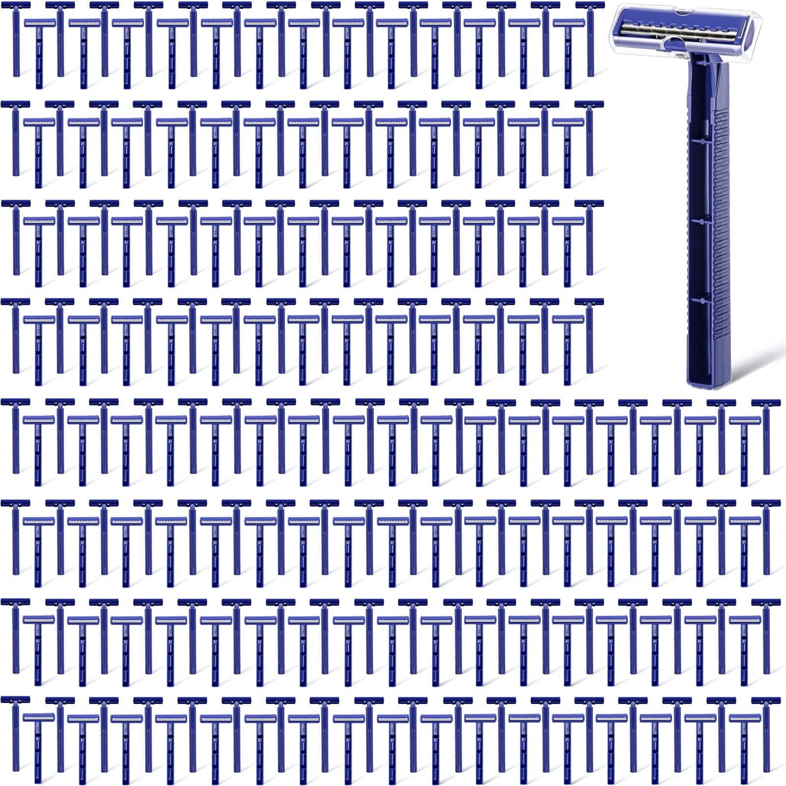 Twin Blade Razors for Men Stainless Steel Disposable Razors Men Bulk ...