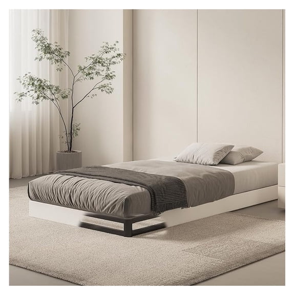 Twin Box Spring Bed Base, 5 Inch Low Profile, 1500 LBS Heavy Duty Metal Mattress Foundation with Fabric Cover, Easy Assembly, Quiet Noise Free, Non Slip