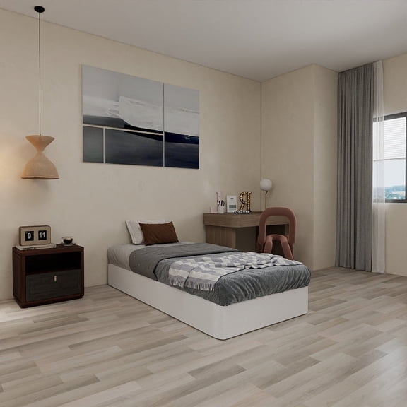 Twin Box Spring with Cover 9 Inch Low Profile Box Spring Only Twin Metal Box Spring for Twin Bed Frames Extra Thick Twin Spring Box Bed Base Non-Slip,Easy Clean