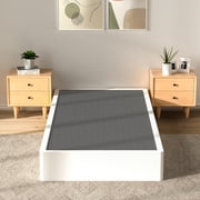 Twin Box Spring with Cover 9 Inch Low Profile Box Spring Only Twin Metal Box Spring for Twin Bed Frames Extra Thick Twin Spring Box Bed Base Non-Slip,Easy Clean
