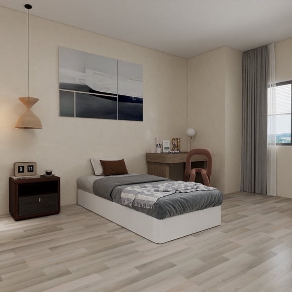 Twin Box Spring with Cover 9 Inch Low Profile Box Spring Only Twin Metal Box Spring for Twin Bed Frames Extra Thick Twin Spring Box Bed Base Non-Slip,Easy Clean