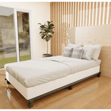 Twin Box Spring  - Heavy Duty Box Spring Mattress Foundation Metal Bed Base with Fabric Cover, Noise Free Easy Assembly Non Slip 2000lbs Max