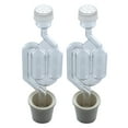 Twin Bubble Airlock and Carboy Bung (Pack of 2)
