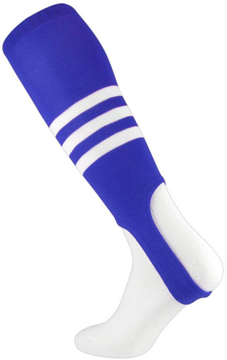 Estribo de Patrón Twin City para Adultos de 7" Azul Real/Blanco