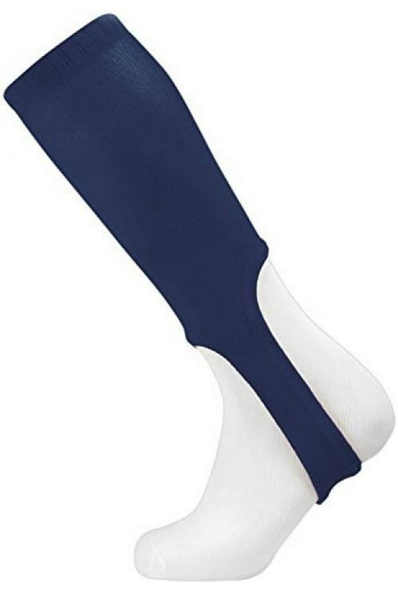 Adult/Youth Solid Stirrup Socks 7 Inch Small Navy