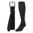 thumbnail image 1 of Twin City Baseball Sock & Belt Combo Black Medium, 1 of 2