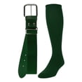 thumbnail image 1 of Twin City Baseball Sock & Belt Combo Dark Green Small, 1 of 2