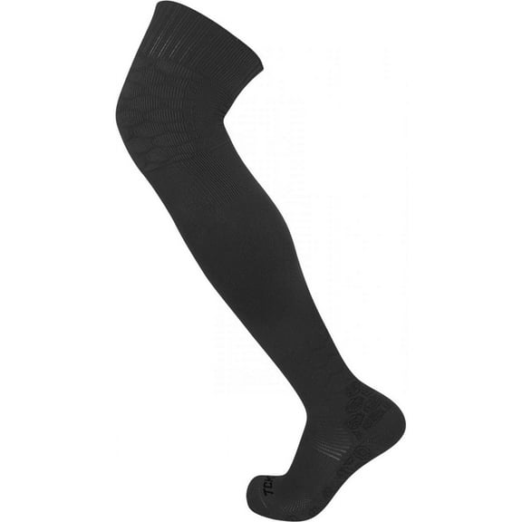 Twin City Defender Heel & Toe Over The Knee Sock Black Large