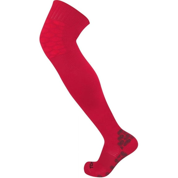 Twin City Defender Heel & Toe Over The Knee Sock Red Large