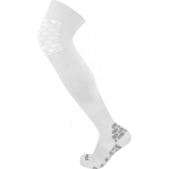 Twin City Defender Heel & Toe Over The Knee Sock White XL