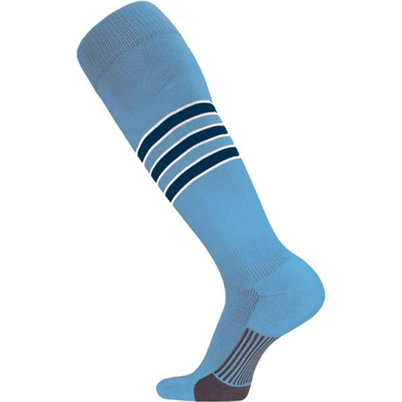 Twin City Dugout Series Socks Columbia Blue | White | Navy Medium