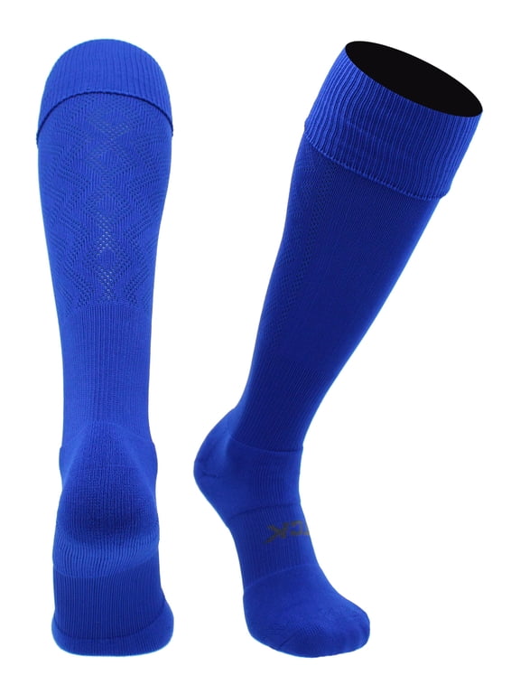 Soccer Socks Premier Breathable Fold Down (Royal, Large)
