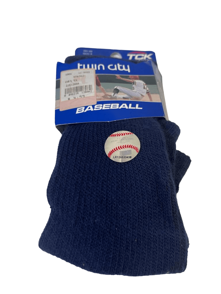 Twin City Knitting Socks Men's Athletic Tube Sock, Navy