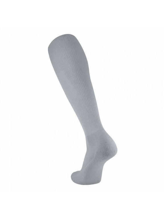 All Sport Polyester Knee High Tube Socks - Gray