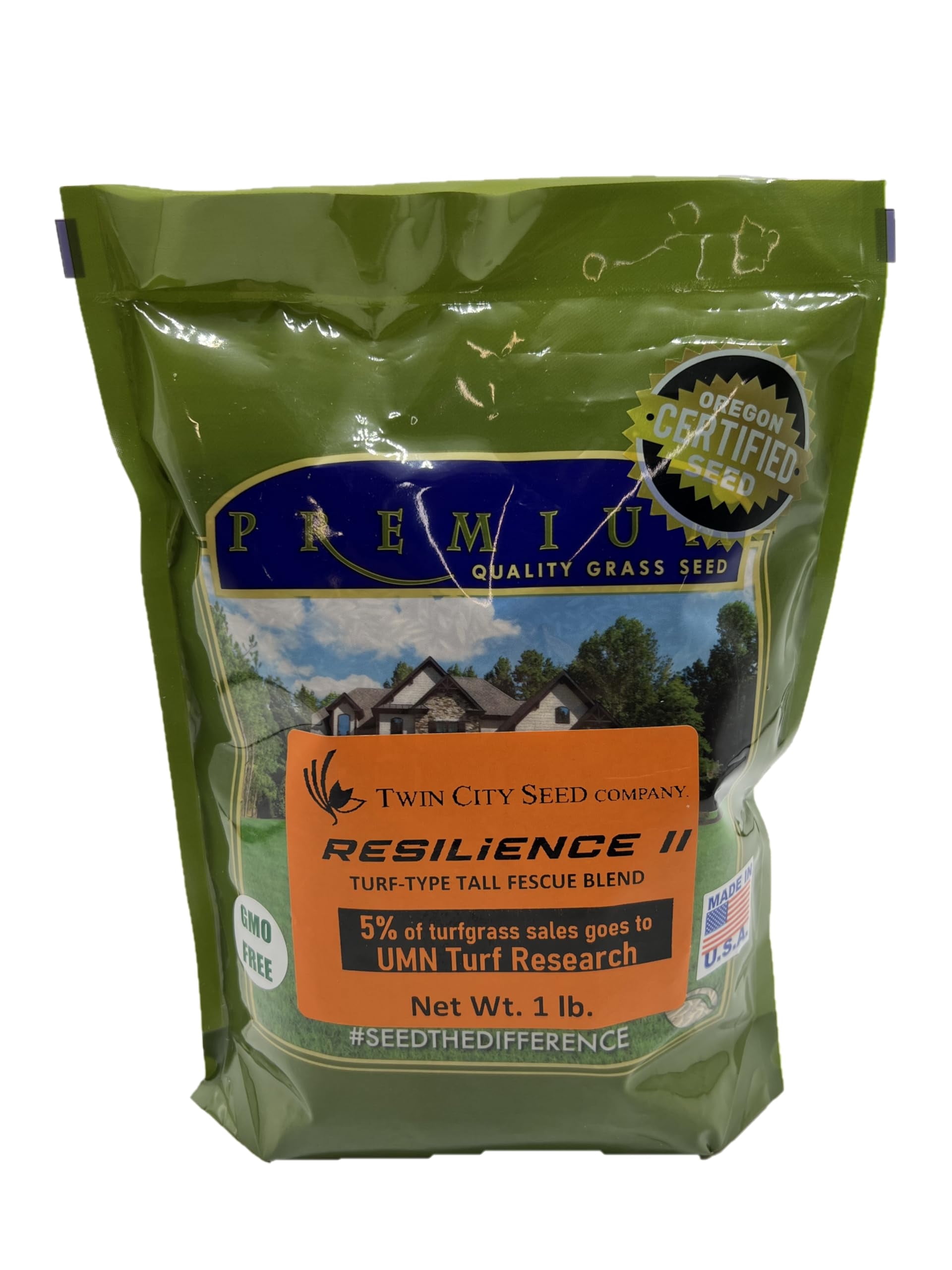 Twin City Seed Co. Resilience II, Tall Fescue Mixture, 1lb Bag