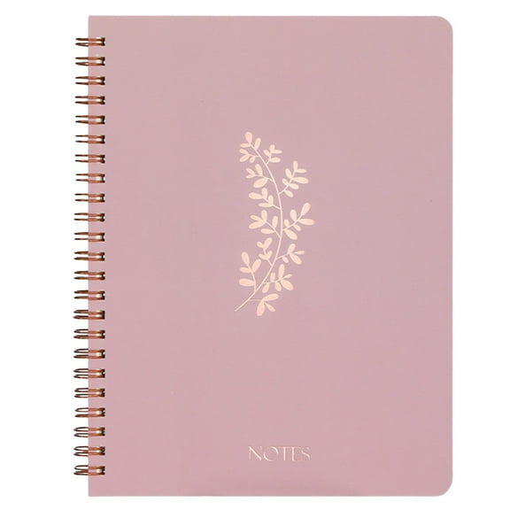Twin Coil Binding Notebook Business Journal with Pocket 8x6.5Inch Wirebound Memobook Notepads 160 Pages Wide Lined