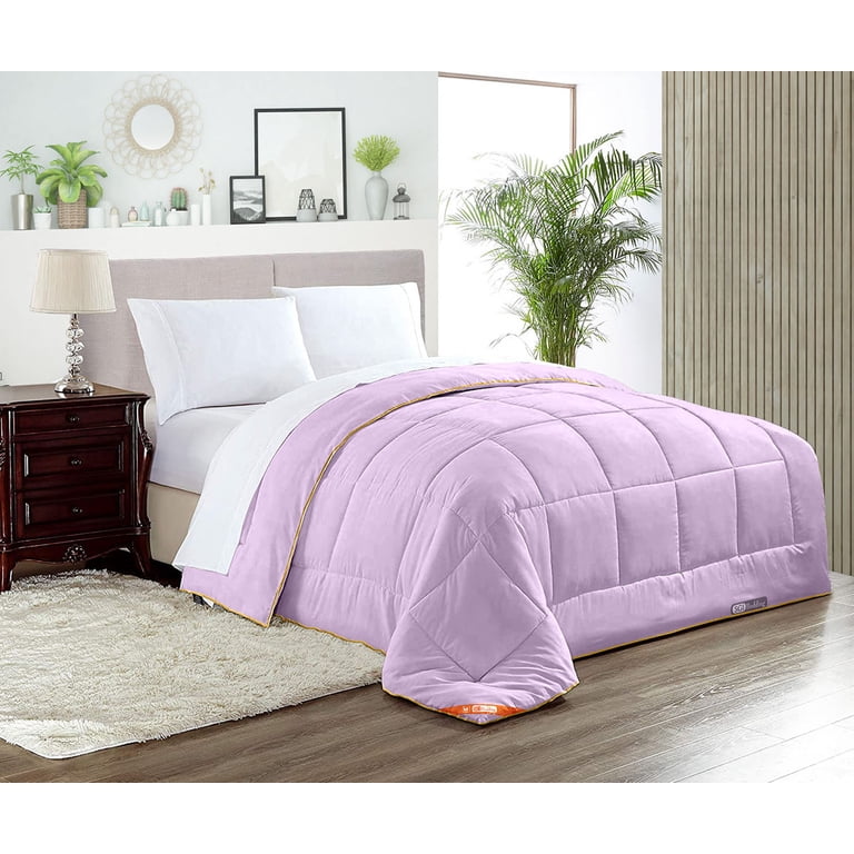 RU Bedding 5-Piece Lilac Pinch Pleated Comforter Set - 600 GSM Egyptian Cotton California King 1 thumbnail image