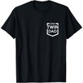 thumbnail image 1 of Twin Dad Est 2024 Twin Dad To Be Gifts New Daddy III T-Shirt, 1 of 4