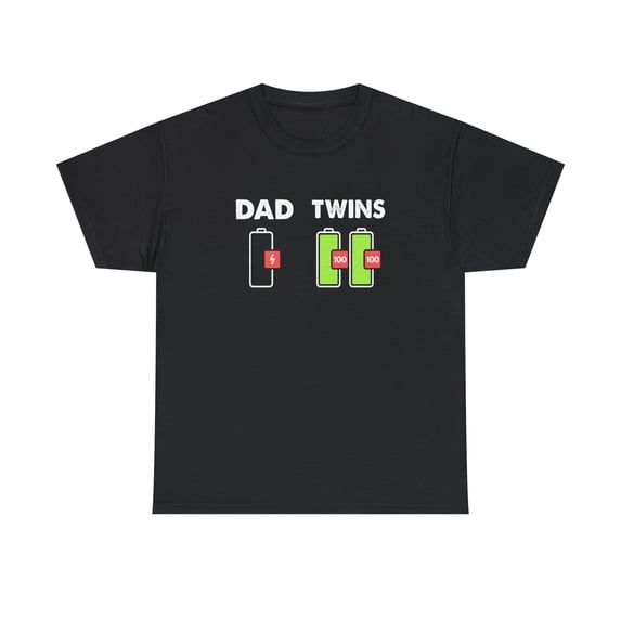 Twin Dad Shirt, Dad Shirt, Dad With Twins, Real Men Make Twins - ID: 2350