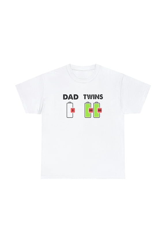 Twin Dad Shirt, Dad Shirt, Dad With Twins, Real Men Make Twins - ID: 2350