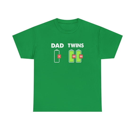 Twin Dad Shirt, Dad Shirt, Dad With Twins, Real Men Make Twins - ID: 2350