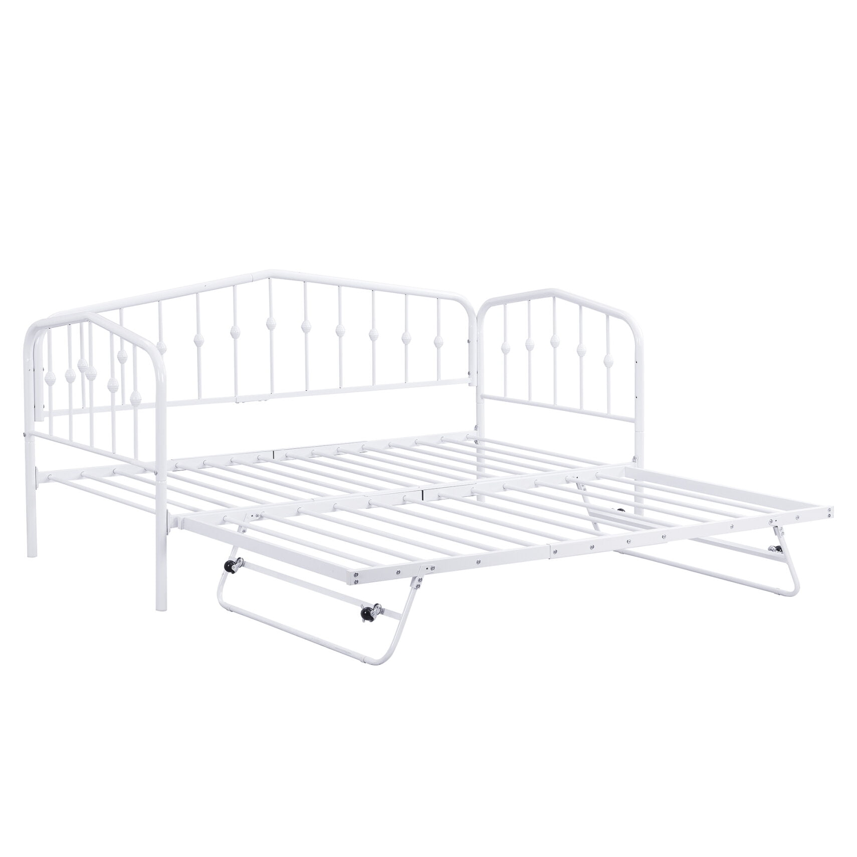 Twin Daybed with Pop Up Trundle, Twin to King Daybed with Twin Size