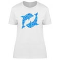 thumbnail image 1 of Twin Dolphins T-Shirt Women -Image by Shutterstock, Female 3X-Large, 1 of 2