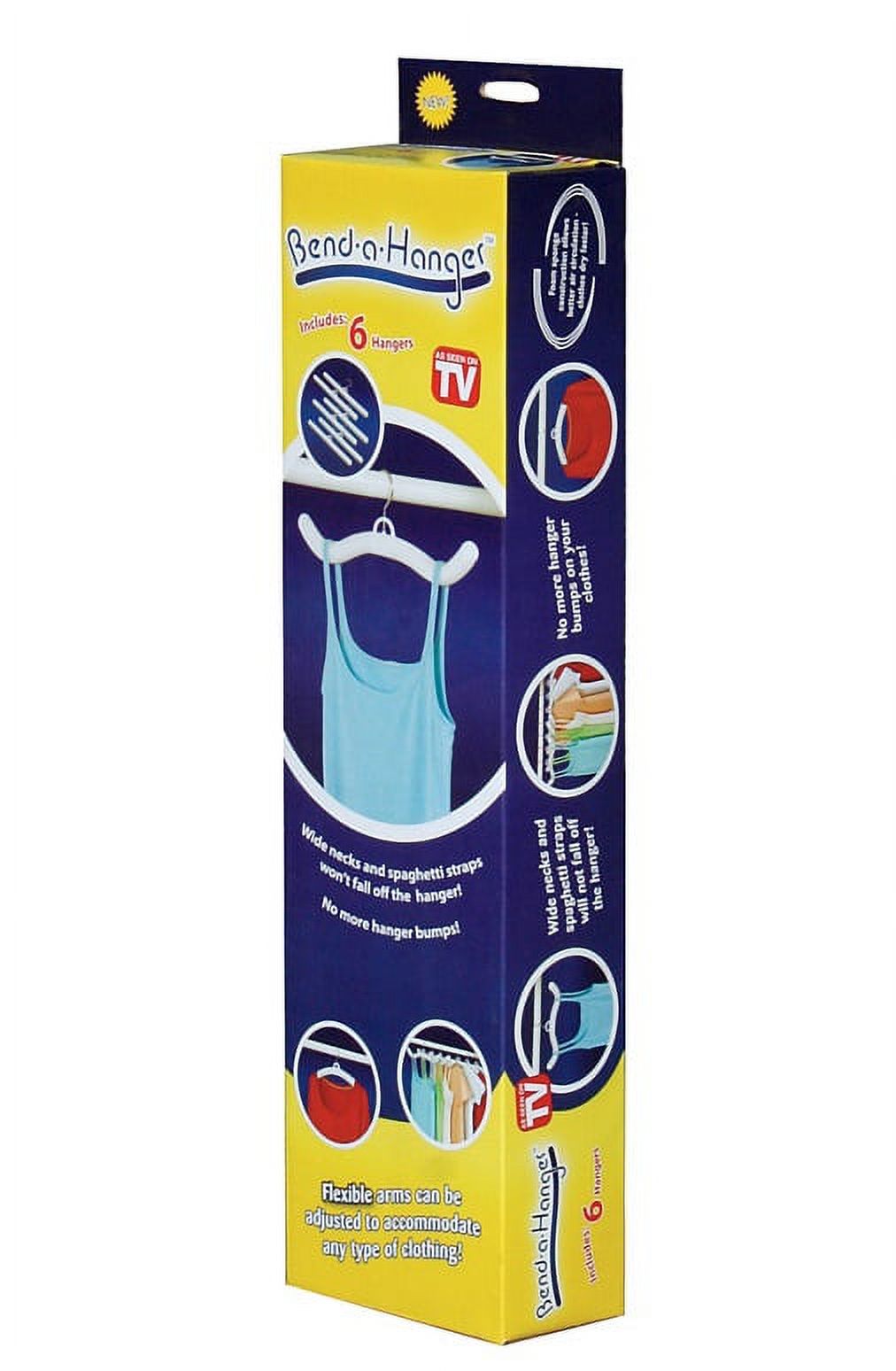 Twin Draft Guard 74007 Bendable Clothes Hanger