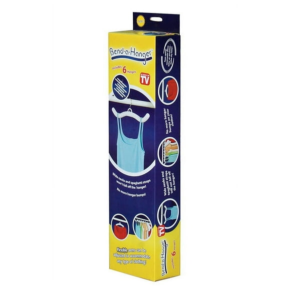 Twin Draft Guard 74007 Bendable Clothes Hanger