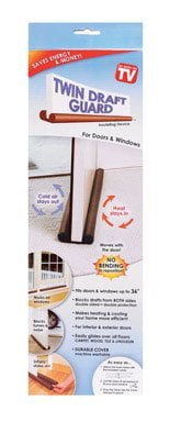 Twin Draft Guard - Energy Saving Under Door Draft Stopper
