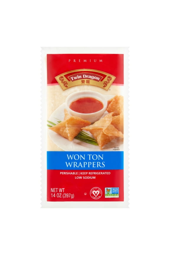 Refrigerated Plant-Based Wonton Wraps, 14 oz