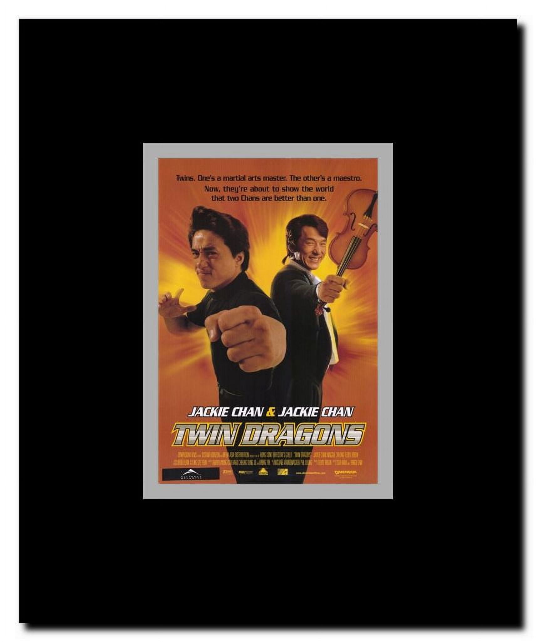Twin Dragons Framed Movie Poster