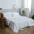 thumbnail image 1 of Twin Ducks Inc  Rayon from Bamboo Duvet Cover White Queen Modern & Contemporary, 1 of 5