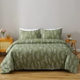 thumbnail image 1 of Twin Duvet Cover Set Sage Green Comforter Cover,2-Piece Bedding Sets Floral Duvet Cover Set Plant Flowers Printed on Soft Duvet Covers for All Season, 1 of 8