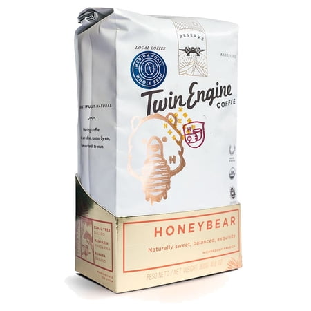 Twin Engine 10.58oz Honey Bear Medium Roast Coffee | Whole Bean