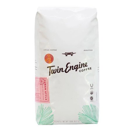 Twin Engine Organic Cuban Style Dark Ground Coffee 2.2 lbs.