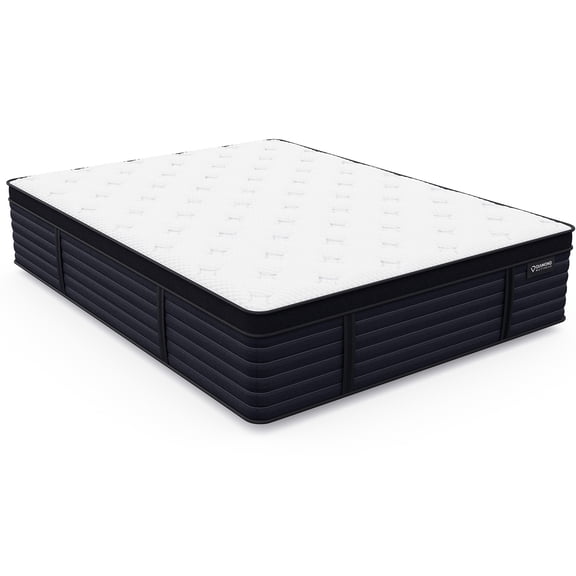 Twin Euro-Top Mattress / Bedroom Relax / White Polyurethane Appearance
