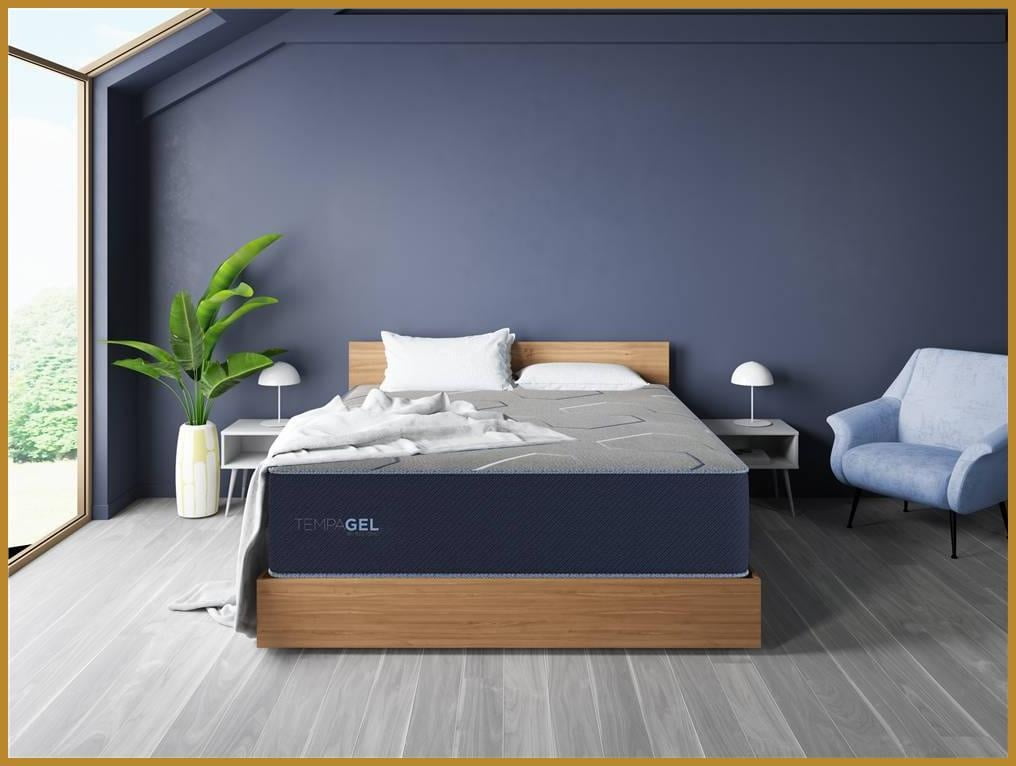 Twin Extra Long Restonic TempaGel Memory Foam Mattress with Dual Cooling & Marvelous Middle Support