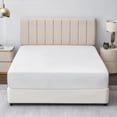 thumbnail image 1 of Twin Fitted Sheet 600 Thread Count Egyptian Cotton - Sateen Weave Cooling Bed Sheet with 16-Inch Deep Pockets, No Pop Elastic for Secure Fit - Soft, Breathable, and Durable (White), 1 of 8