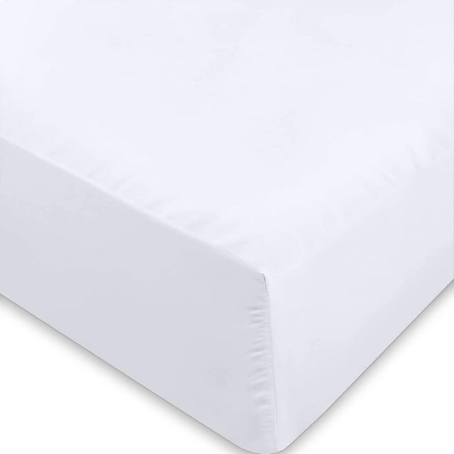 Twin Fitted Sheet, Hotel Quality Deep Pocket Twin Sheets, 1 Soft Poly