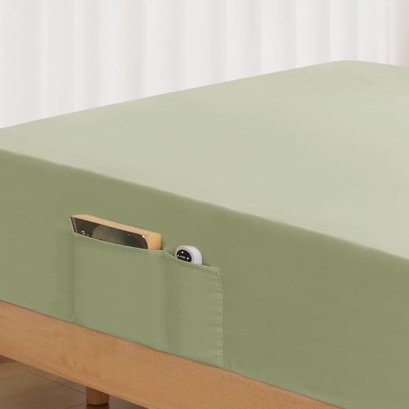 Twin Fitted Sheet - Premium Super Soft & Cozy Microfiber, Wrinkle, Fade, Shrinkage Resistant Deep Pocket, Sage