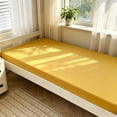 thumbnail image 1 of Twin Fitted Sheet Only No Slip Deep Pocket Soft Polyester Bed Sheet for Dorm Room College Essential Mattress Cover Easy Care Fits Standard Single Beds Home Bedding, 1 of 6